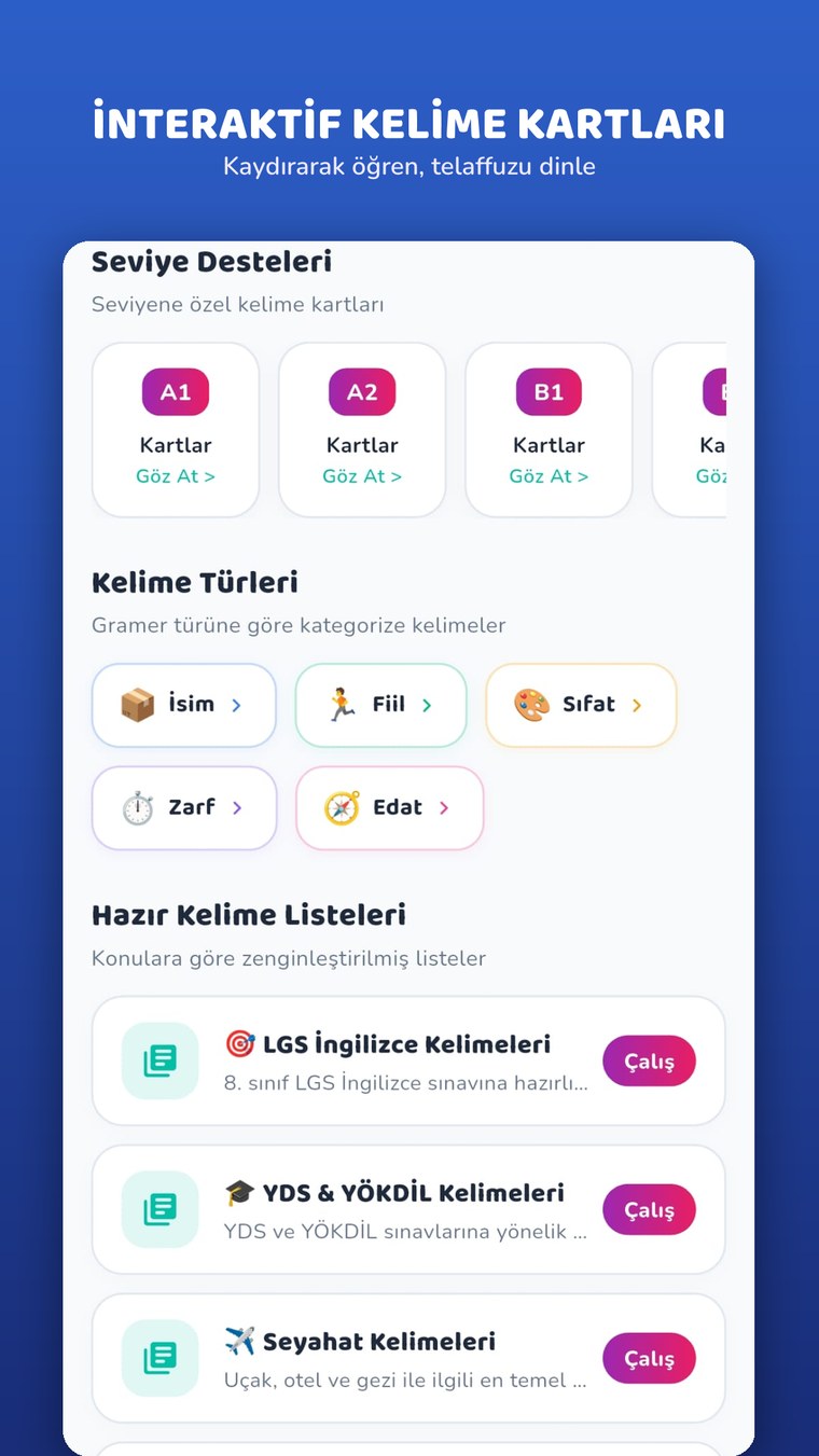 Akıllı kelime kartları